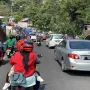Dishub Kabupaten Bandung mencatat kawasan Nagreg didominasi oleh kendaraan roda dua pada H-3 Lebaran 2023. Agi/Jabar Ekspres.