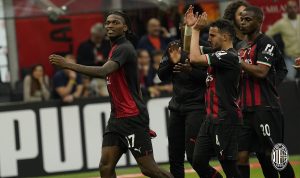 AC Milan siap bertandang ke AS Roma dalam laga lanjutan Serie A, pada Sabtu (29/4). (Twitter/@acmilan)