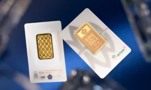 Terbaru! Harga Emas Antam Batangan Hari Ini 12 April 2023, Turun Rp6 Ribu Per Gram Harga emas PT Aneka Tambang Tbk (ANTM) atau emas Antam batangan pada perdagangan Rabu, 12 April 2023, hari ini kembali update. LOGAMMULIA.COM