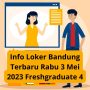 Info Loker Bandung Terbaru Rabu 3 Mei 2023 Freshgraduate 4