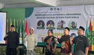 DISKUSI PUBLIK: Dialog keagamaan Ramadan 1444 H bertemakan Membumikan Islam Ramah, Menangkal Ideologi Radikal di Bumi Pancasila, di Aula IAID, Sawangan, Depok, Minggu 9 April 2023.