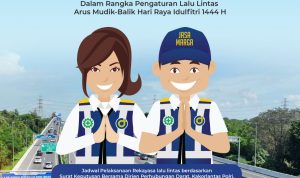 Jadwal Pelaksanaan Rekayasa Lalu Lintas One Way Arus Mudik Lebaran 2023