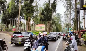 Lebih dari 22 ribu wisatawan dilaporkan telah kunjungi kawasan wisata Kawah Putih Ciwidey hingga H+3 Lebaran 2023. ANTARA/Ricky Prayoga.