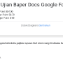 Link ujian baper google form/ Tangkap Layar Google Form