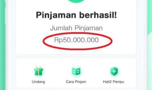 Bukti pinjol bunga rendah dan aman cair Rp 50.000.000