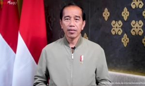 Presiden Joko Widodo atau Jokowi mengumumkan terkait tambahan cuti bersama Hari Raya Idul Fitri 1444 H atau Lebaran 2023. Tangkap layar YouTube/Sekretariat Presiden.