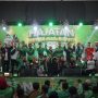 Ribuan Mitra Grab di Bandung meramaikan acara HAJATAN Grab, perhelatan akhir tahun yang menjadi ajang bagi para mitra untuk berkumpul bersama di Aula Satata Sariksa pada Desember 2022.