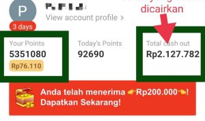 Dapatkan saldo DANA gratis Rp 100.000 setiap hari.