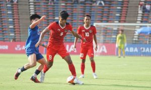 SEA Games Kamboja Sepak Bola Babak Pertama Indonesia 1-0 Filipina