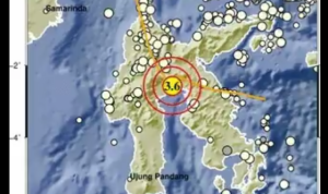 Info Gempa Terkini M 3,6 di Sulawesi Selatan Hari Ini 17 April 2023