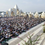 Pelaksanaan shalat ied di Masjid Raya Al Jabbar (22/4/2023)
