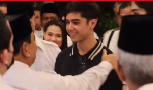 Salah satu anak Ahmad Dhani, Al Ghazali yang resmi gabung dengan Partai Gerindra. (Instagram/@Gerindra)