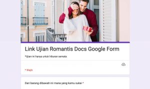 LINK Tes Ujian Romantis Google Form, Kamu Lebih Suka Bunga atau Uang?