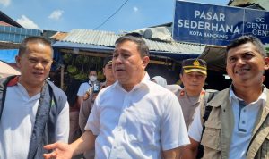 Jelang Hari Raya Idul Fitri 1444 H Dispantan Kota Bandung, Satgas Pangan Mabes Polri, dan Polda Jabar pastikan ketersediaan kebutuhan pokok. Sandika Fadilah/Jabarekspres.com.