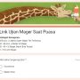 Tangkapan Layar Link Ujian Mager Saat Puasa