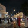 Pesona Jalan Asia Afrika Kota Bandung di malam hari