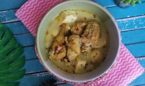 Resep Membuat Opor Ayam Tanpa Santan, Dijamin Sedap! (sumber gambar: Cookpad.com Silvi Atgi Septina)
