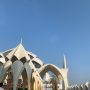 Suasana shalat ied di Masjid Raya Al Jabbar