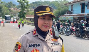 Meski Sering Dilintasi Pemudik, Polsek Nagreg Tetap Antisipasi Kepadatan Kendaraan