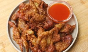 Jangan Pakai Tepung!! Resep Kulit Ayam Goreng Krispi
