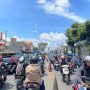 Jalur Arteri Mulai Dipadati Kendaraan Roda Dua Jelang H-6 Hari Raya Idul Fitri. (AGI/JABAR EKSPRES)