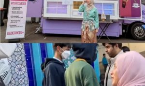 Youtuber Indonesia! Bianca Bagi-bagi Hijab dan Takjil di Korea