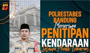 Polrestabes Bandung Terima Penitipan Kendaraan Selama Mudik Lebaran / IG TMC Polrestabes Bandung