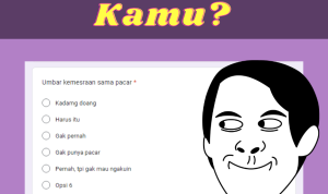 Link Ujian Alay Google Form