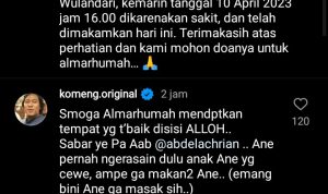 Karena Komentar Ini, Komeng Dihujat Netizen Dianggap Gak Lihat Situasi