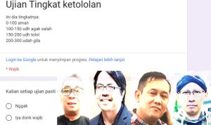 Ukur Tingkat Tolol Kamu di Link Tes Ujian Ketololan di Google Form Ini