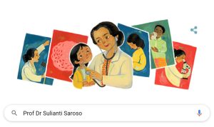 Prof Dr Sulianti Saroso yang menjadi Google Doodle hari ini