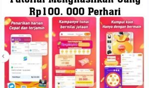 Tutorial cara menghasilkan uang dari internet.