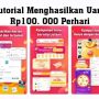Tutorial cara menghasilkan uang dari internet.