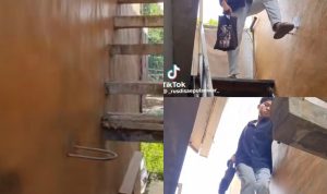 Viral Tangga Kostan Ekstrim ! Seperti Ikut Ninja Warrior