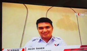Alasan Aldi Taher Pindah Nyaleg ke Partai Perindo: Saya Salat Istikharah Viral Aldi Taher Nyaleg, Pindah Partai ke Perindo/ Twitter @vaneeaye