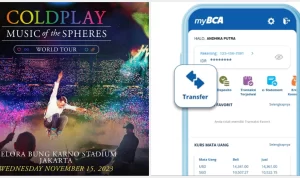 Cara Bayar via Virtual Account BCA untuk Tiket Presale Coldplay/ Kolase Instagram dan Situs Resmi BCA