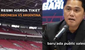 Cara Beli Tiket Indonesia vs Argentina Resmi dari PSSI, Mulai 5 Juni! Cara Beli Tiket Indonesia vs Argentina/ Kolase Instagram @erickthohir