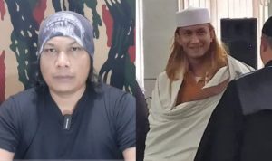 Dugaan penembakan Habib Bahar bin Smith disoroti Teuku Iqbal Johard yang juga diketahui sebagai peramal meninggalnya Mbak You. Kolase tangkap layar YouTube/Teuku Iqbal Johard dan ANTARA/Bagus Ahmad Rizaldi.