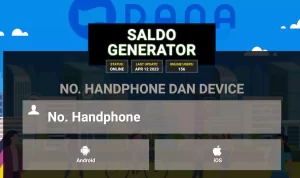 saldo dana generator