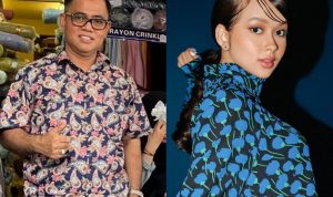 Haji Faisal menanggapi dugaan video asusila mirip Rebecca Klopper hingga menyeret nama anaknya, Fadly Faisal. Kolase foto Instagram/@opah_faisal dan @rklopperr.