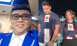 Haji Faisal mengaku kaget dengan dugaan video asusila mirip kekasih Fadly Faisal, Rebecca Klopper yang kini tengah diperbincangkan netizen. Kolase Instagram/@opah_faisal dan @fadlyfsl_