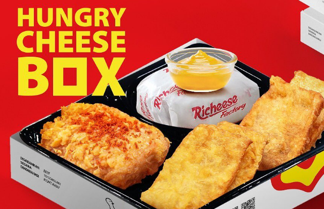 Harga Hungry Cheese Box Menu Baru Richeese dan Cara Order ...