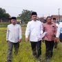 Wakil Wali Kota Bogor, Dedie A Rachim saat meninjau Lapangan Genteng, di Kelurahan Genteng, Kecamatan Bogor Selatan. (Yudha Prananda / Jabar Ekspres)