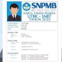 Ilustrasi Kartu Peserta UTBK 2023/ Tangkap Layar Instagram @_snpmbbppp