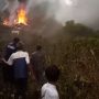 Jatuhnya helikopter latihan di Ciwidey pada Minggu, 28 Mei 2023 dikonfirmasi Kapolresta Bandung Kombes Pol Kusworo Wibowo. Tangkap layar Instagram/@infojawabarat.