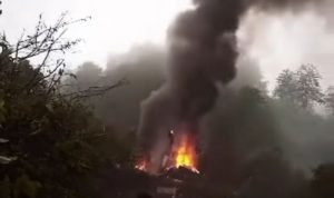 Kadispenad Brigjen TNI Hamim Tohari sampaikan rilis terkait jatuhnya helikopter pada Minggu tgl 28 Mei 2023 Ciwidey, tak ada korban jiwa. Tangkap layar Instagram/@infojawabarat.