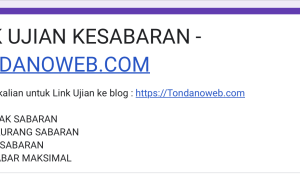Link Tes Ujian Kesabaran, Apakah Kamu Siap Menghadapinya?