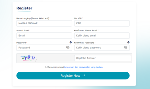 Laman Daftar BUMN 2023, Simak Cara Atasi Belum Dapat Email Verifikasi/ Tangkap Layar Laman FHCI BUMN