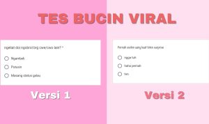 Link Tes Kebucinan Viral/ Kolase Tangkap Layar Google Form