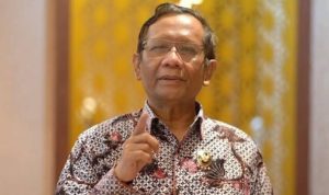 Mahfud MD, Plt Menkominfo tanggapai mengenai informasi dugaan aliran dana proyek BTS ke partai politik yang seret Johnny G Plate. PMJ News.